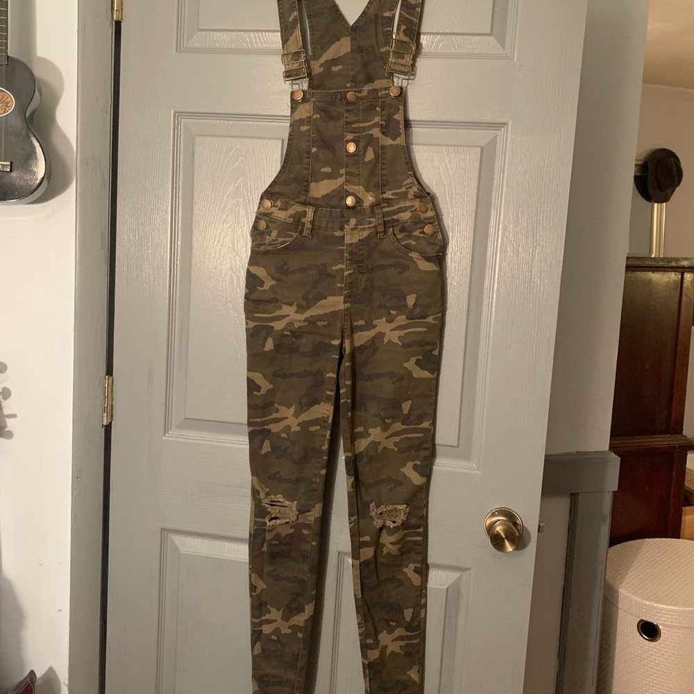 Camo overalls